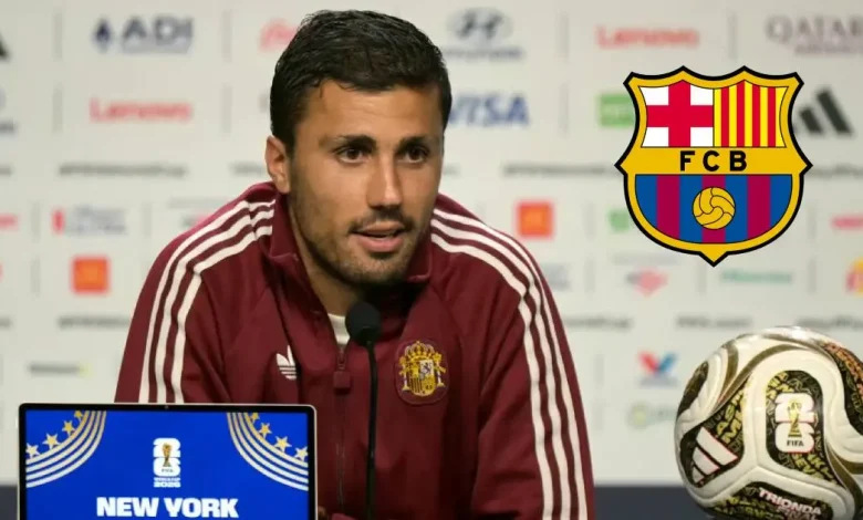 Rodri elige al Barcelona por el Real Madrid