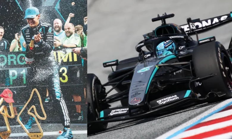 Russel se impone en el GP de Austria (Foto Claro Sports)