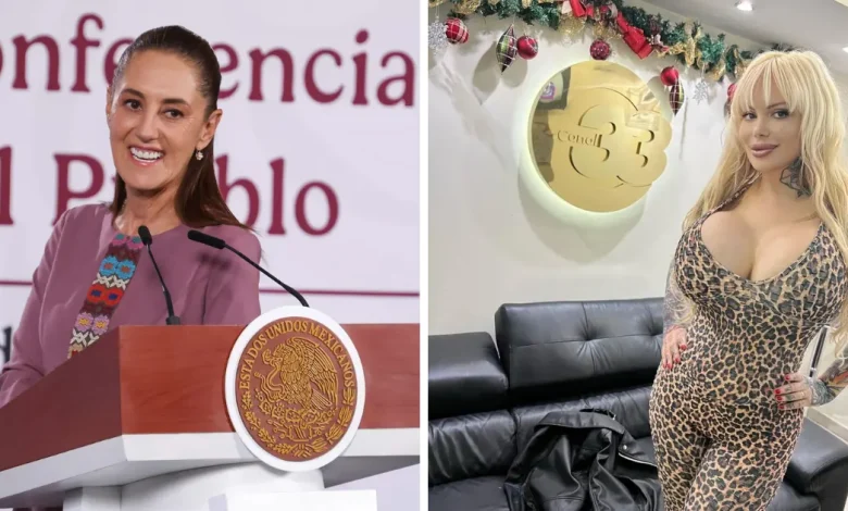 sabrina sabrok quiere cantar en la mañanera de claudia sheinbaum me gustaría presentar mi canción