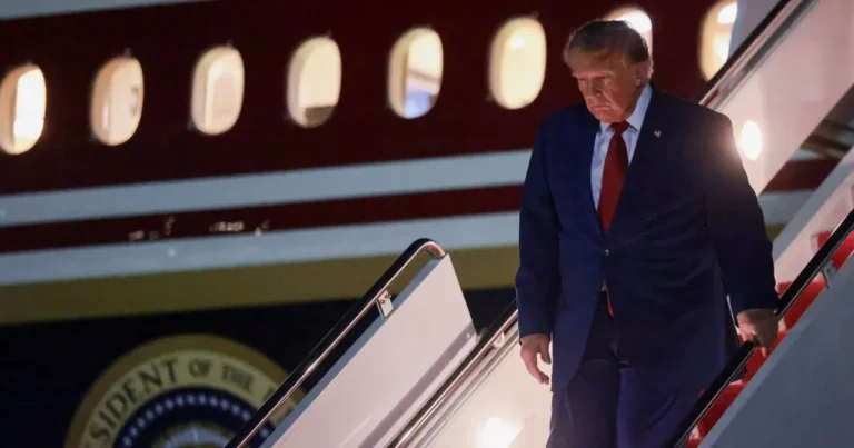 trump confirma que cambió de avión en turquía por una amenaza