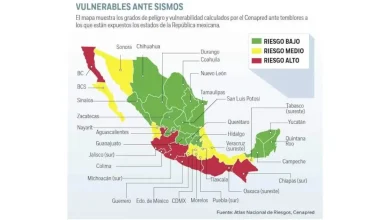 ¿qué estados de méxico son más sísmicos conoce las zonas con más temblores