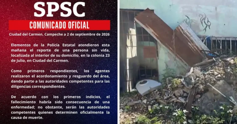 encuentran a un hombre sin vida dentro de un predio en la colonia 23 de julio