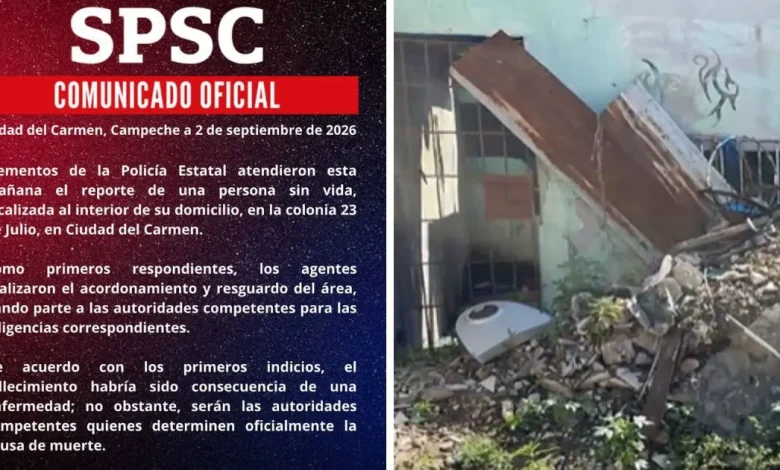 encuentran a un hombre sin vida dentro de un predio en la colonia 23 de julio
