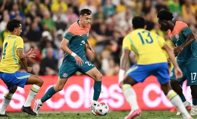 Brasil y Australia empatan en partido de Fecha FIFA