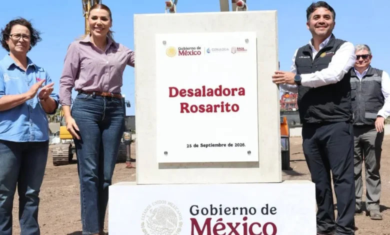 desaladora de rosarito colocan primera piedra de la que será la más grande de américa latina