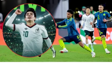 Gilberto Mora debuta con el número 10, empata el México vs Colombia (Fotos de internet)