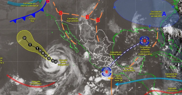 Pronóstico del clima: huracán Marie provoca lluvias puntuales intensas (Foto de internet)