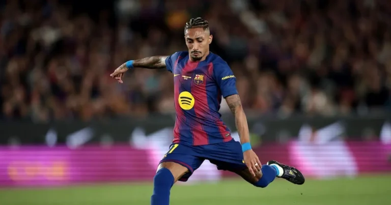 ¿Dónde ver la LaLiga? Raphinha al firmar triplete es comparado (Foto de internet)