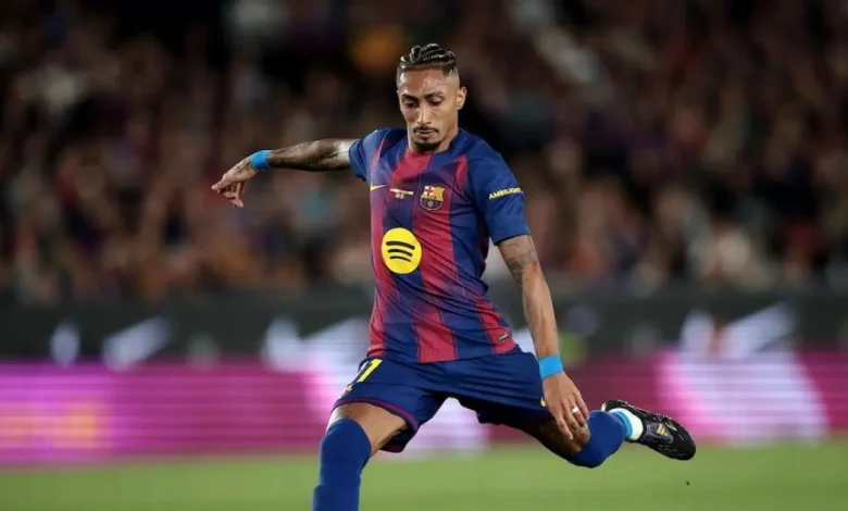 ¿Dónde ver la LaLiga? Raphinha al firmar triplete es comparado (Foto de internet)