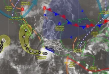 Clima hoy: lluvias por huracán Polo en estos estados, a la espera del frente frío (Imagen de Conagua)