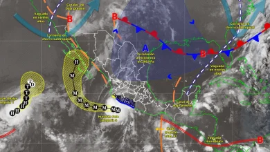 Clima hoy: lluvias por huracán Polo en estos estados, a la espera del frente frío (Imagen de Conagua)