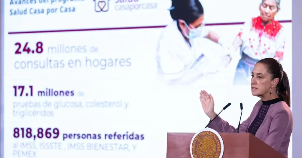 Estamos revirtiendo 36 años de abandono en la salud: Claudia Sheinbaum