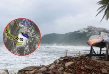 huracán polo mantiene categoría 5 y provoca lluvias en el pacífico