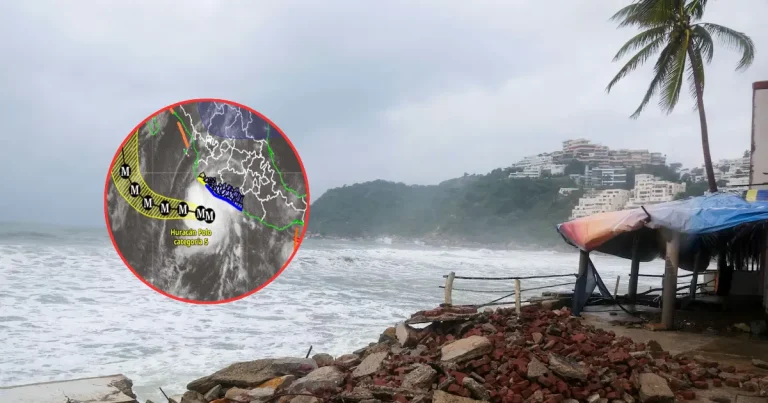 huracán polo mantiene categoría 5 y provoca lluvias en el pacífico