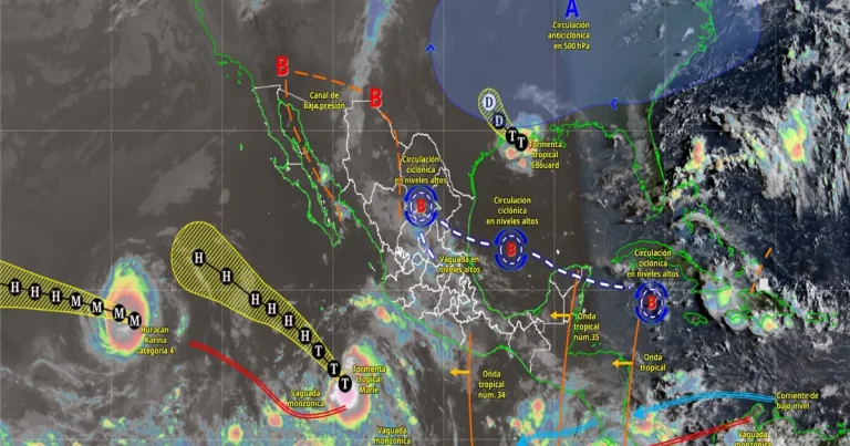 lluvias fuertes y muy fuertes afectarán a 26 estados de méxico