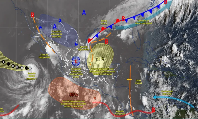 prevén lluvias torrenciales en tabasco y chiapas