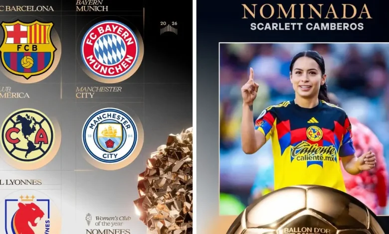 scarlett camberos, primera mexicana en ser nominada al balón de oro femenil