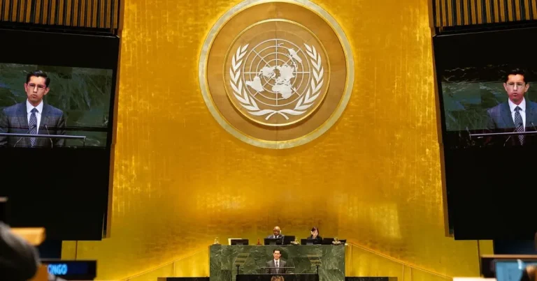 video roberto velasco habla en la onu tras dichos de trump sobre méxico y la violencia