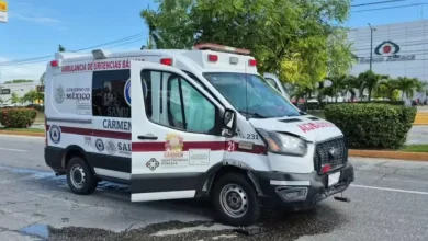 aparatoso accidente en ciudad del carmen deja un herido