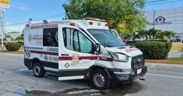 aparatoso accidente en ciudad del carmen deja un herido