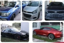 Vehículos de lujo son asurados tras cateo en Residencial Terranova (Foto de Fiscalía General del Estado de Campeche)