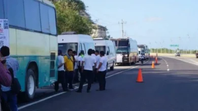transportistas se movilizan en campeche para exigir seguridad en carreteras