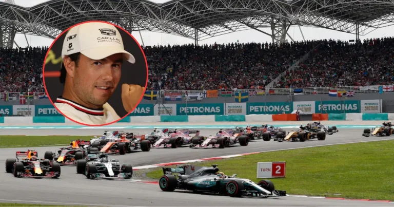 checo pérez termina 19º en el gp de baréin