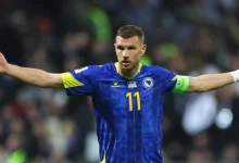 edin dzeko se despide de la selección de bosnia, var le anula un gol