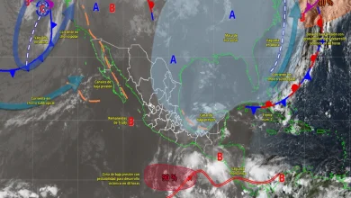 frente frío 2 provoca lluvias intensas en veracruz y fuertes vientos