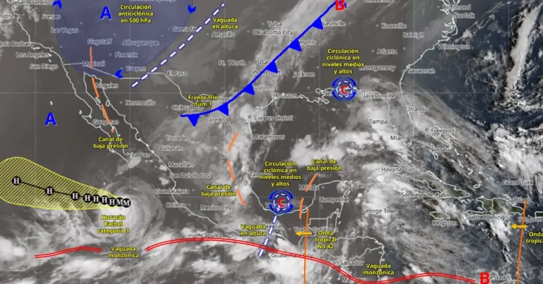 huracán rachel se aleja de méxico, pero habrá lluvias