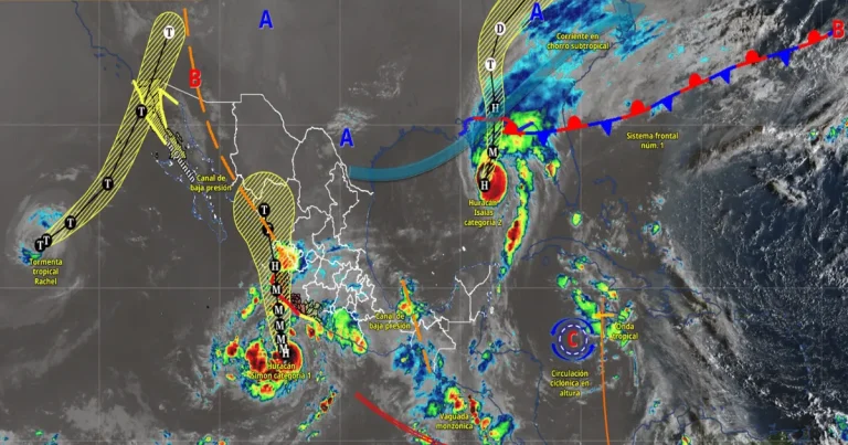 huracán simon provocará lluvias torrenciales en guerrero y michoacán
