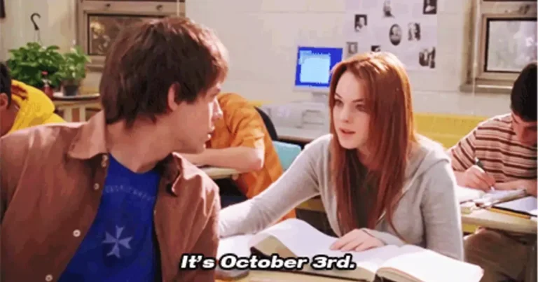 lindsay lohan recrea escena de mean girls por el 3 de octubre