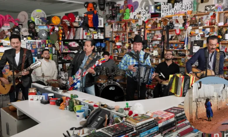 Los Tigres del Norte alzan la voz por los migrantes en su emotivo Tiny Desk (Fotos Tini Desk de NPR)